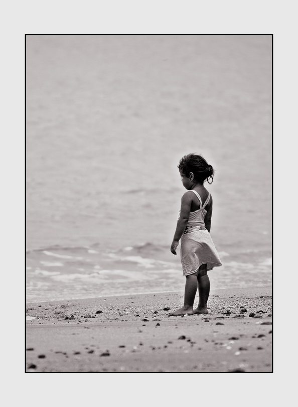 Das kleine Mädchen und das Meer ...