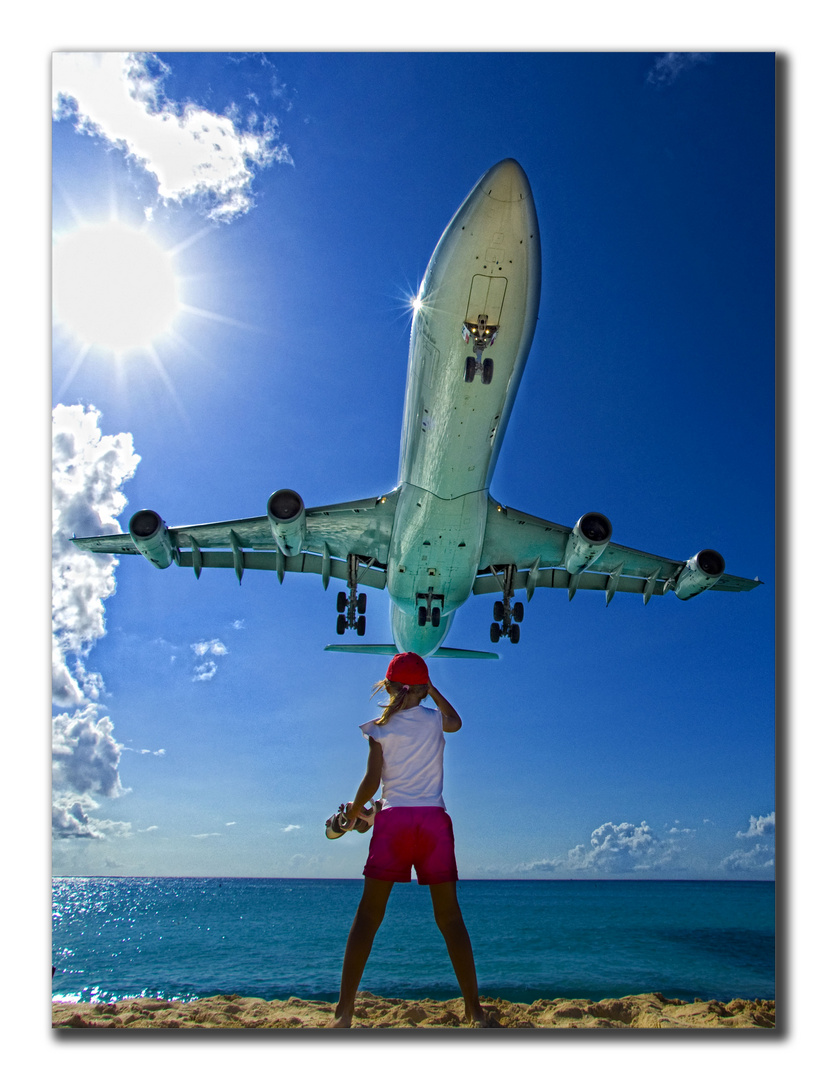 Das kleine Mädchen und der Airbus A340, reloaded