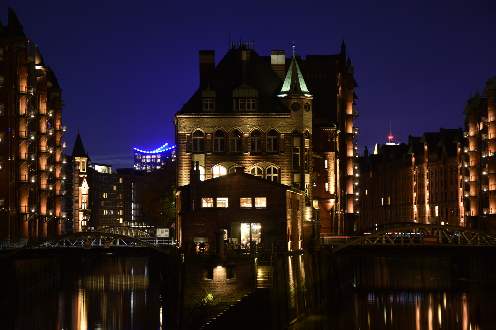 das Kleine Schlössen in der Speicherstadt HH