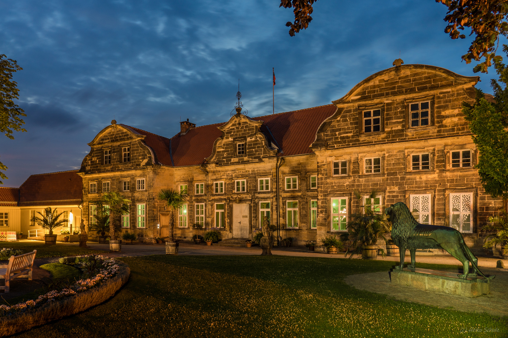 Das Kleine Schloss mit dem Braunschweiger Löwen