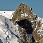 Das Kleinmatterhorn mit 3883 Metern Höhe auf das man mit den Bergbahnen gelangen kann...