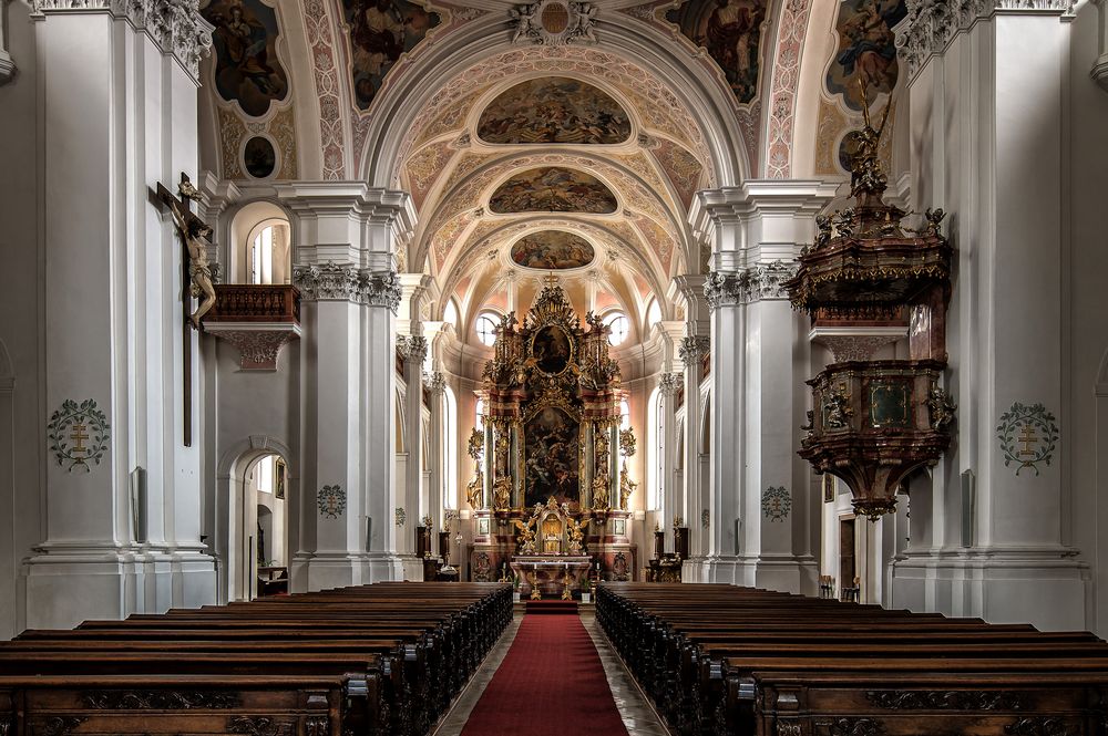 DAS KLOSTER HEILIG KREUZ IN DONAUWÖRTH. Foto & Bild | kirche, kloster ...