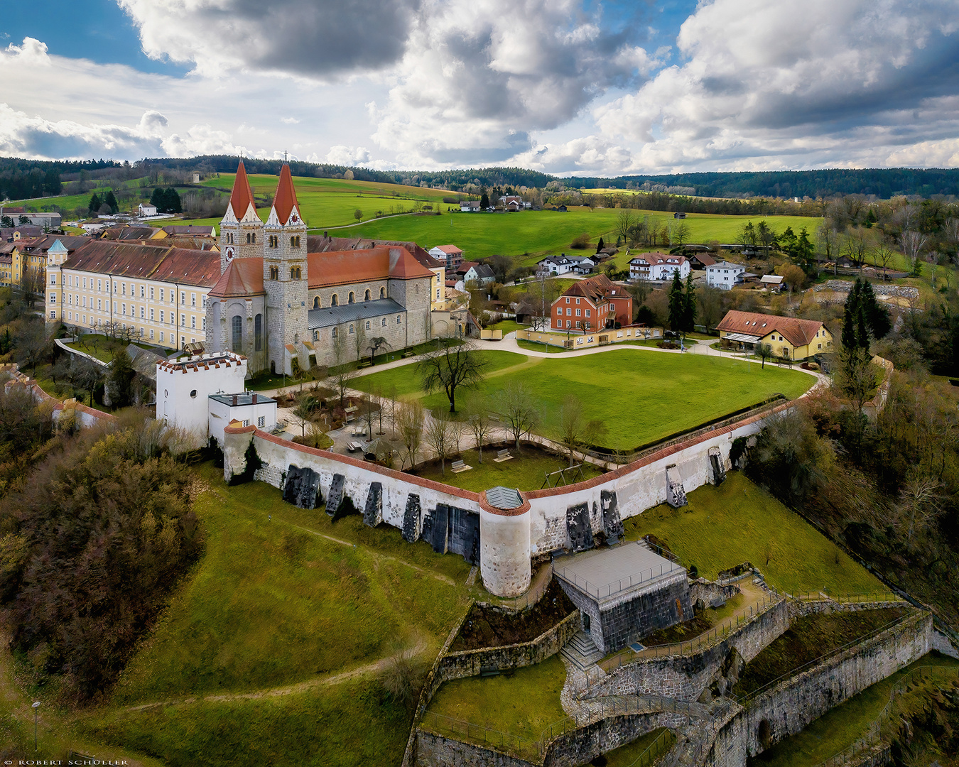 Das Kloster Reichenbach am Regen.