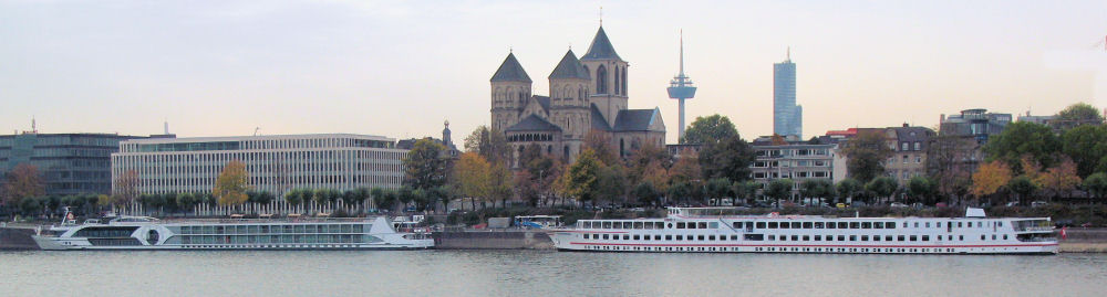 Das Kölner Rheinufer mal anders gesehen