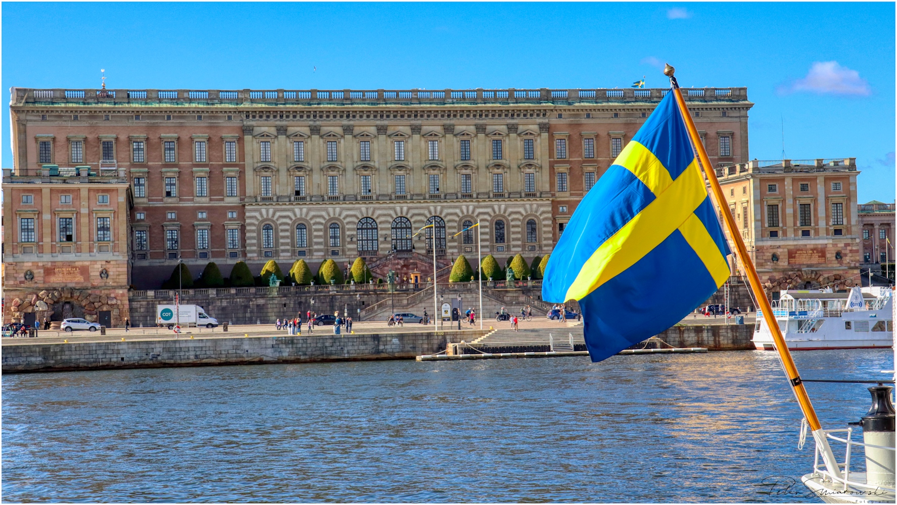 Das königliche Schloss in Stockholm