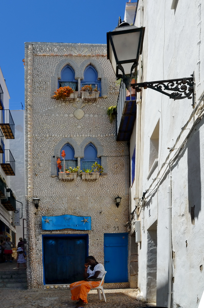 Das komplette Muschelhaus von Peñíscola