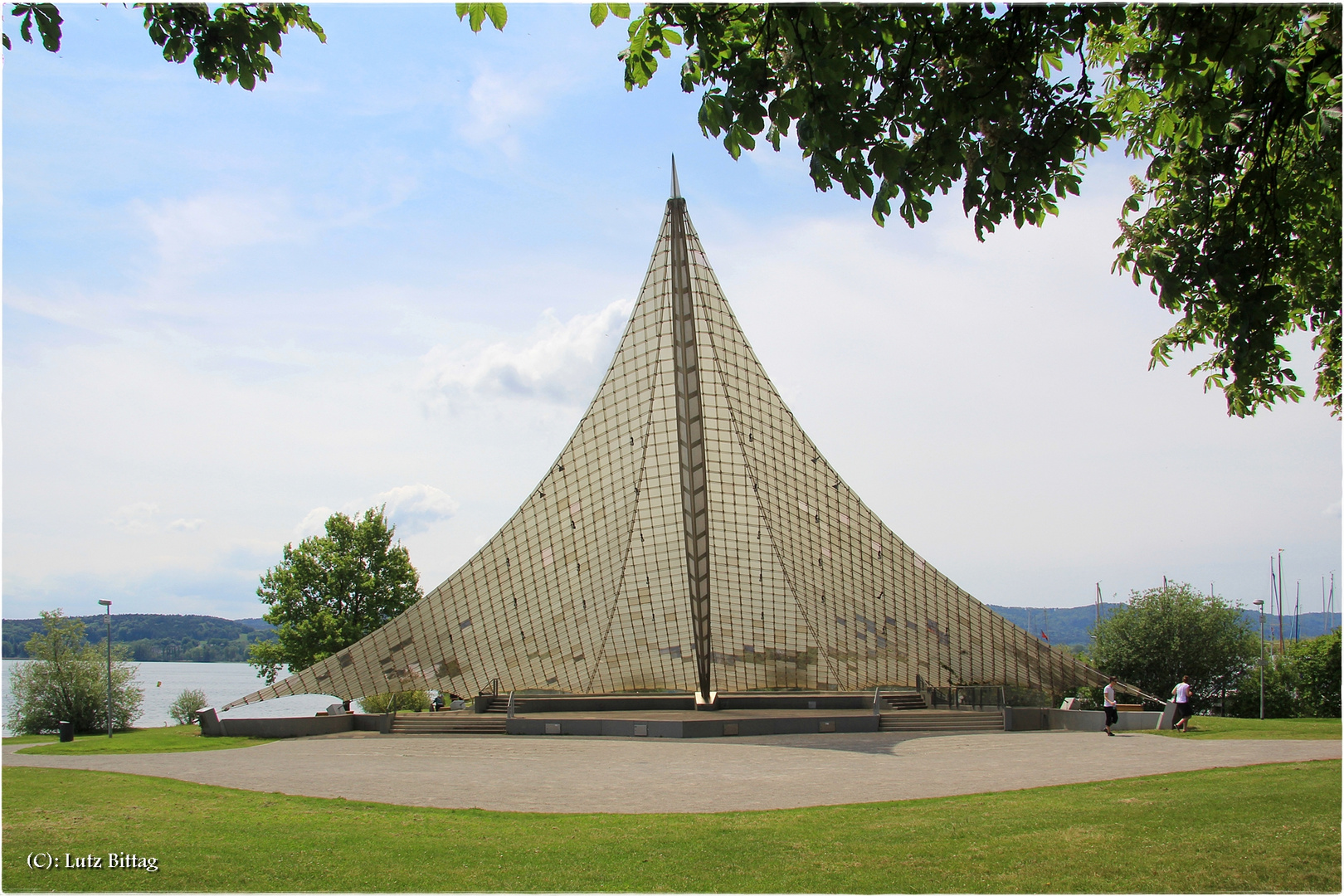 Das Konzertsegel von Radolfzell am Bodensee