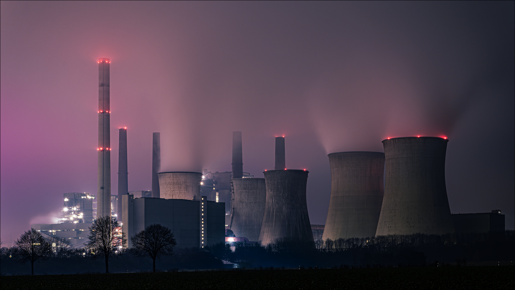 Das Kraftwerk Foto & Bild | industrie und technik, industrie nachts