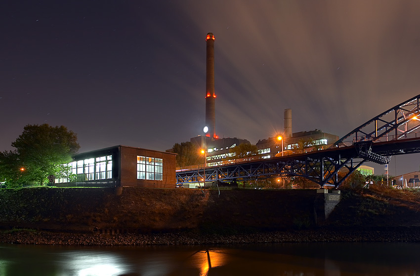 Das Kraftwerk in Ruhrort