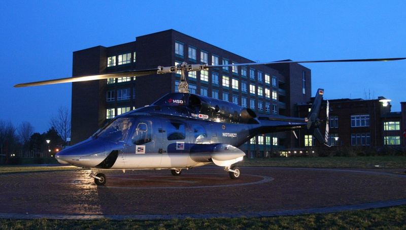 Das Krankenhaus am Rande der Stadt Staßfurt