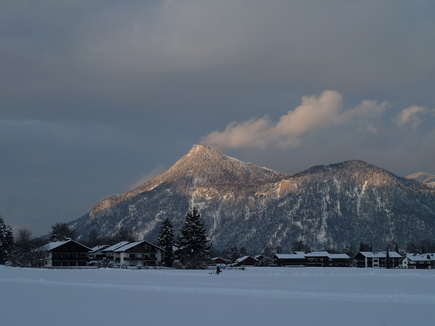 Das Kranzhorn in der Abendsonne