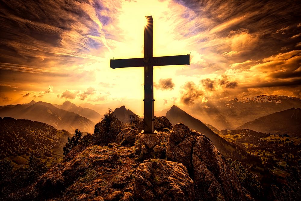 Das Kreuz Foto & Bild landschaft, berge, emotionen Bilder auf