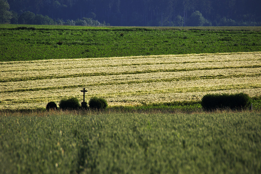 das Kreuz in der Landschaft