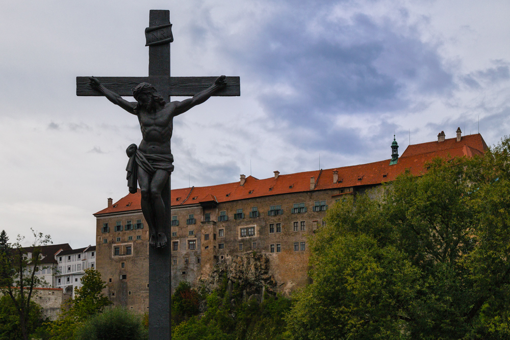 Das Kreuz in Krumau