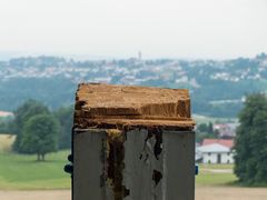 Das Kreuz war morsch, nun ist es fort