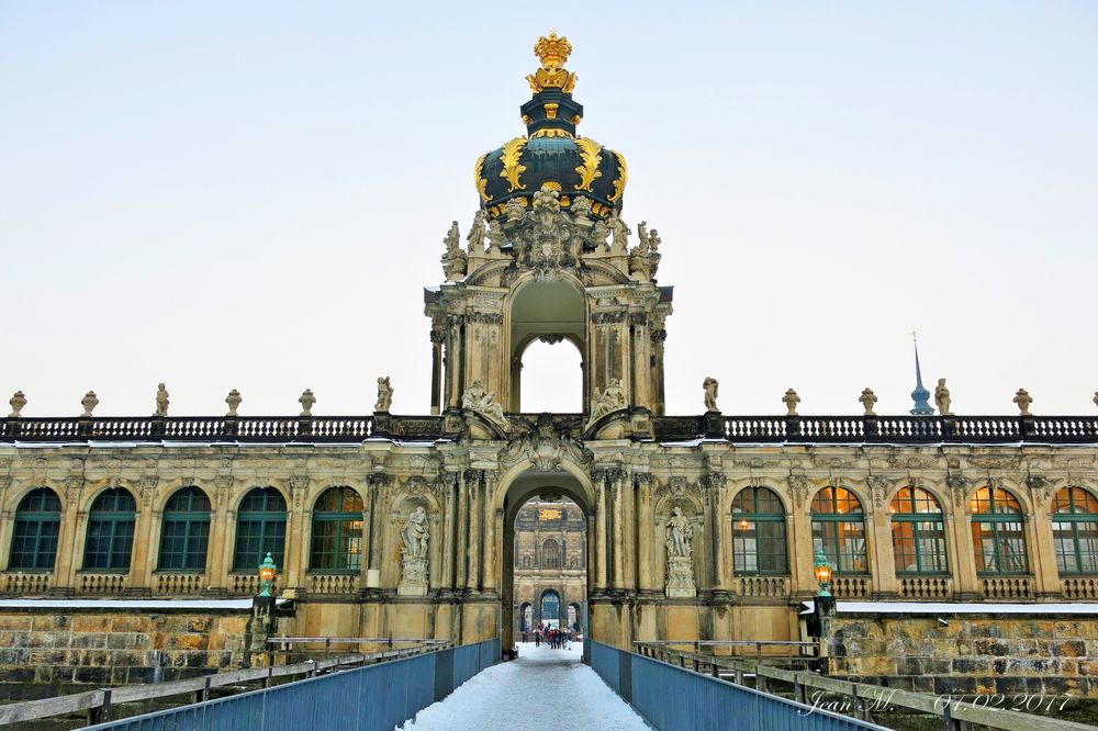 Das Kronentor des Dresdner Zwinger ... 