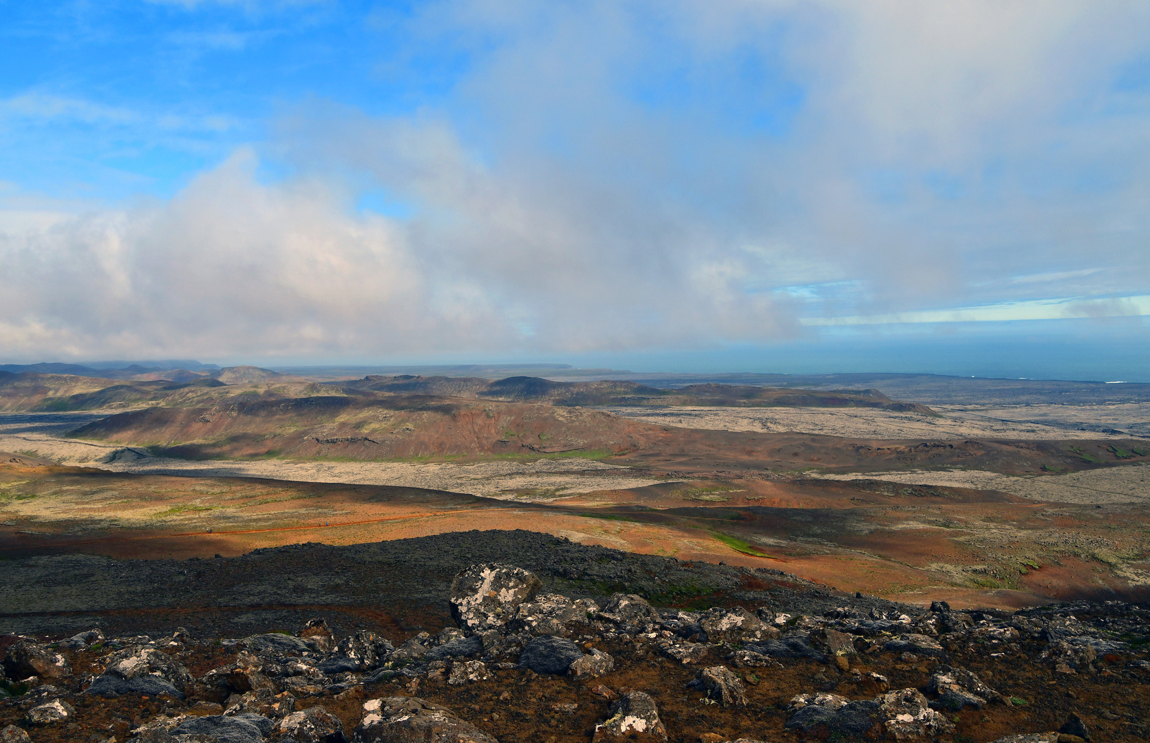 Das Krysuvik-Vulkansystem auf der Halbinsel Reykjanes