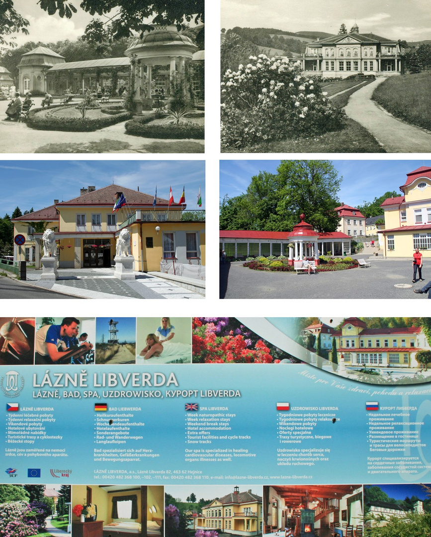 Das Kurbad Lazne Libverda (Bad Liebwerda) am Fuße des Isergebirges Foto ...