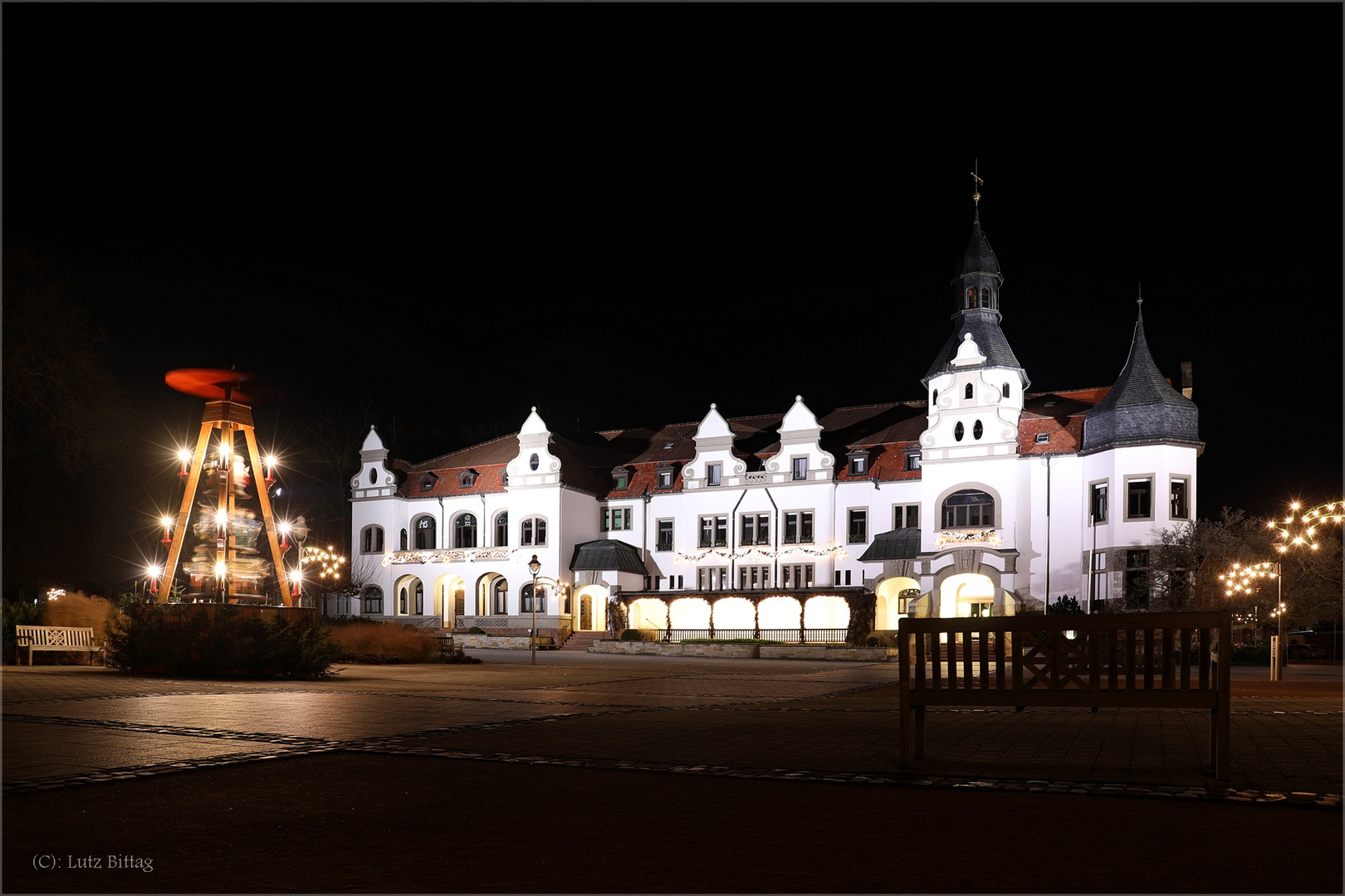 Das Kurhaus von Bad Schmiedeberg