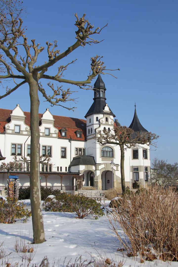 Das Kurhaus von Bad Schmiedeberg...