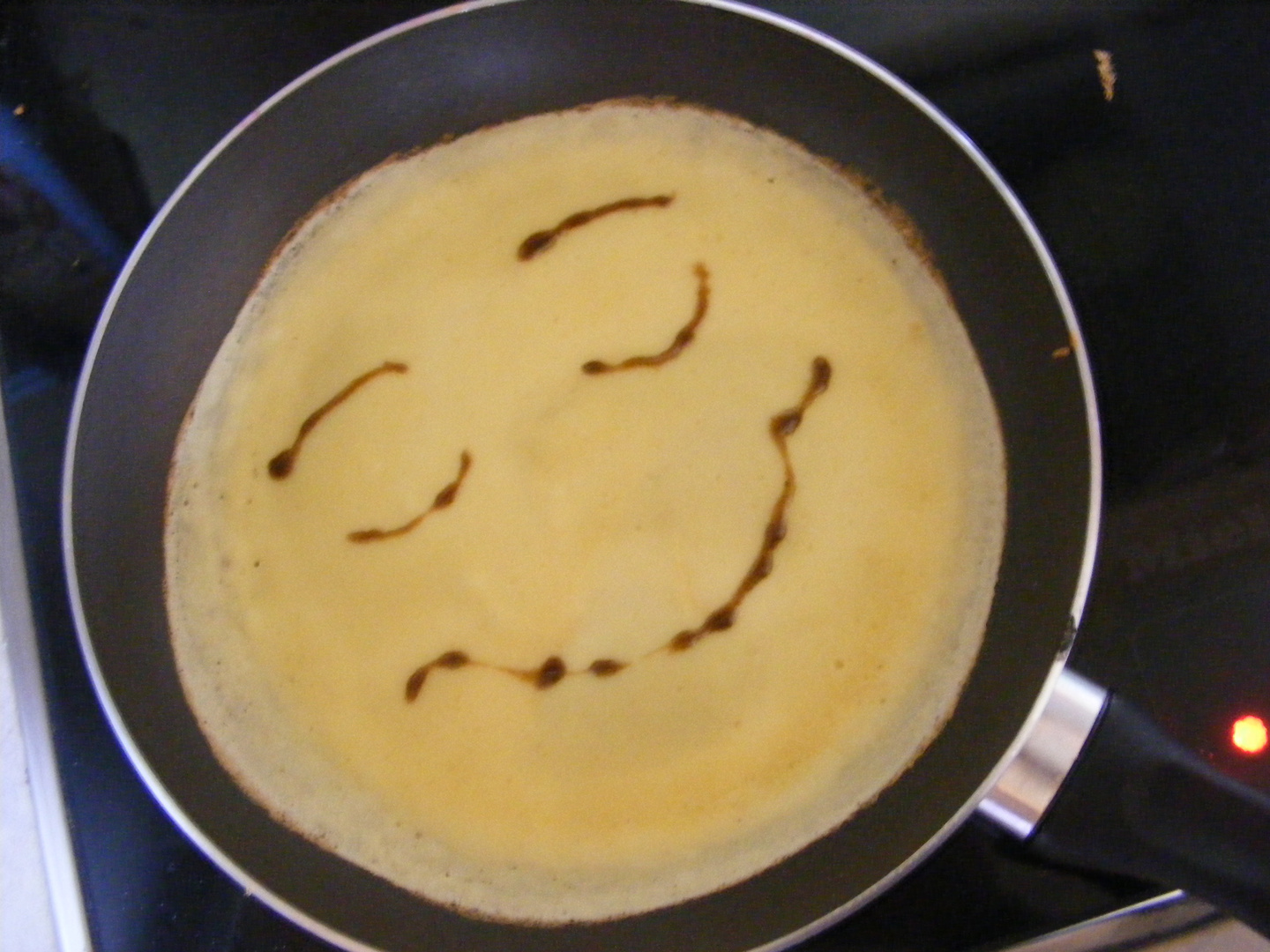 das lächelnde omelette