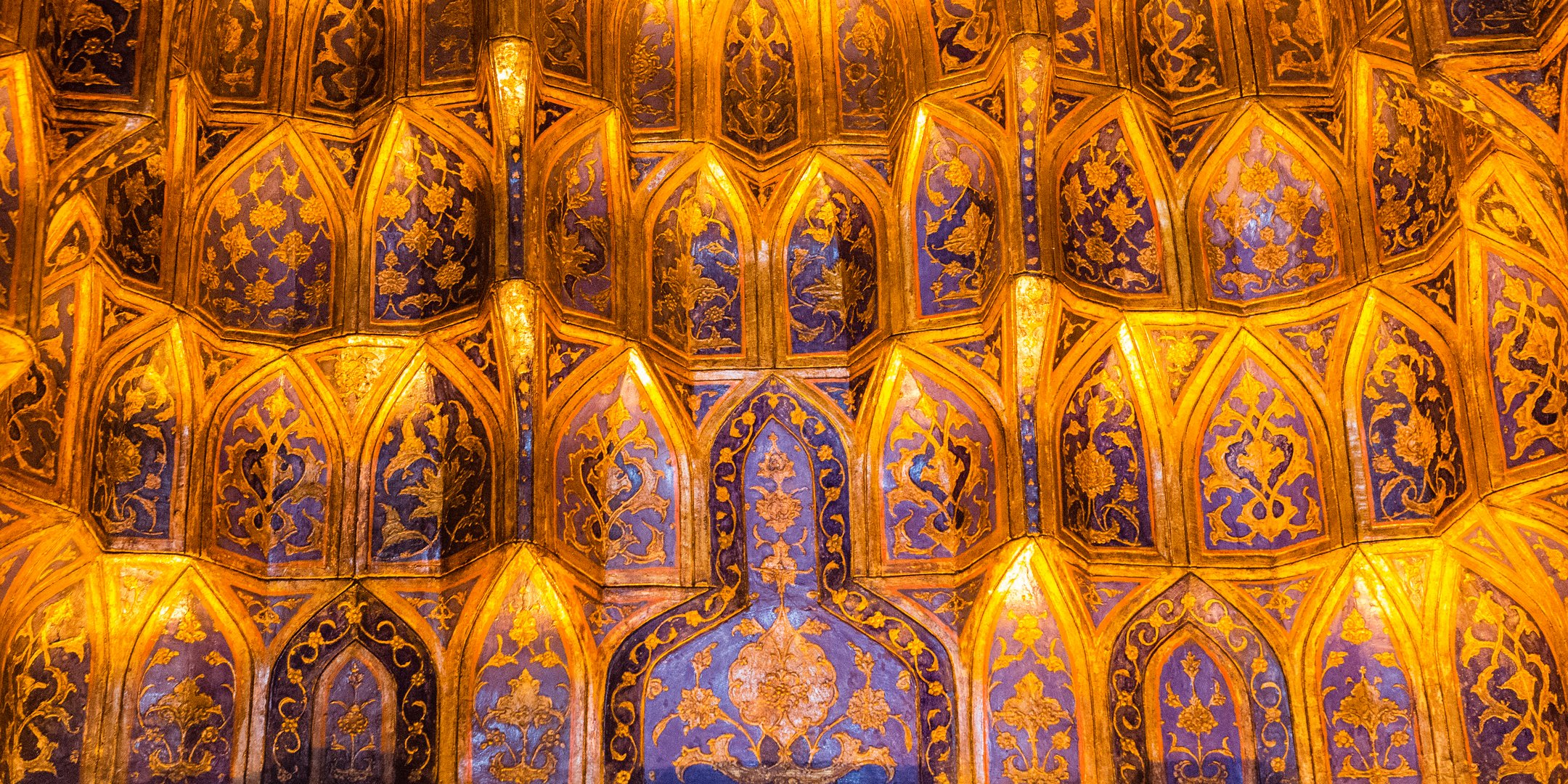 Das Lampenhaus im Sheikh-Safi-Heiligtum in Ardabil (Detail)
