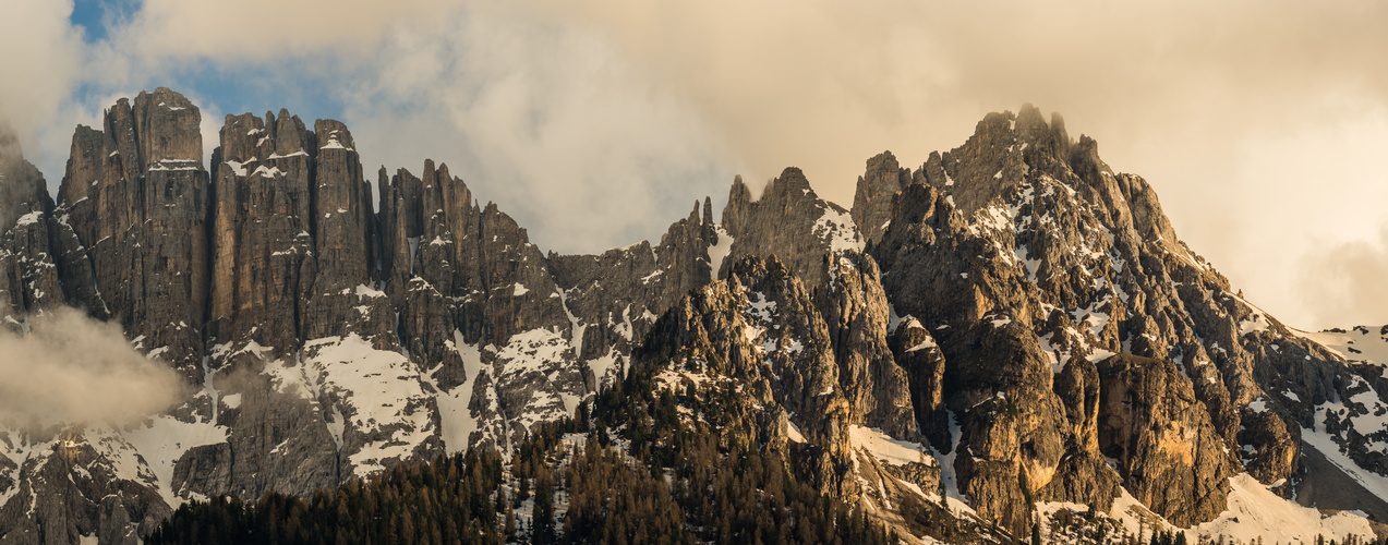 Das Latemar in Südtirol