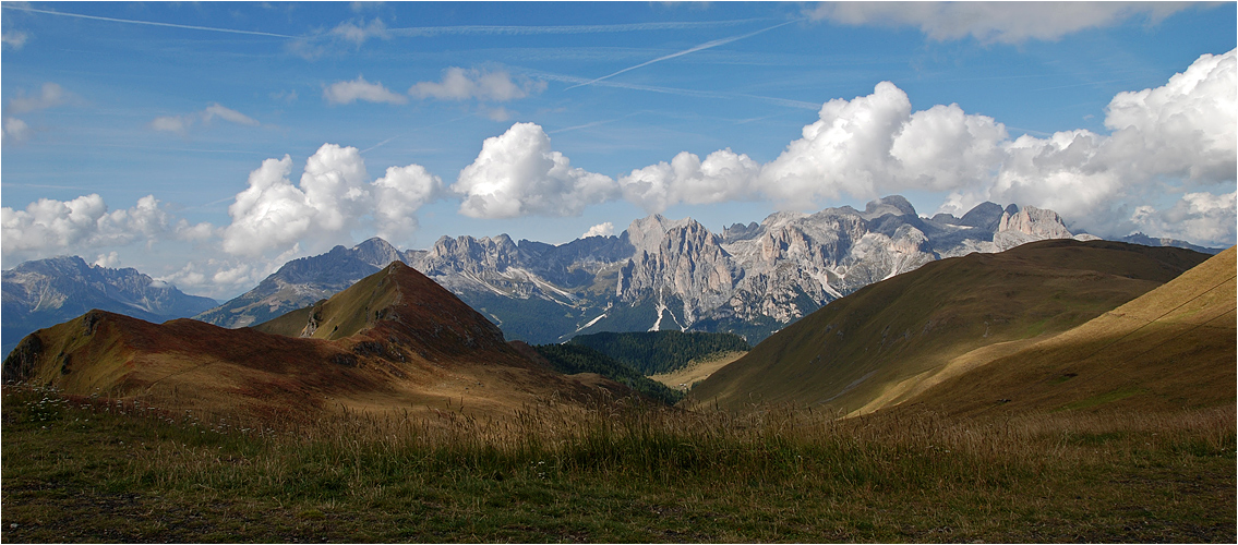 Das Latemar und der ganze Rosengarten