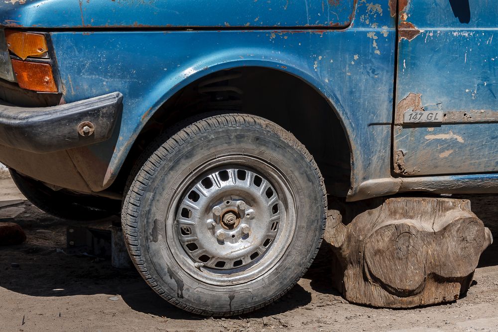 Das Leben hinterlässt Spuren oder so kann man das auch machen Foto