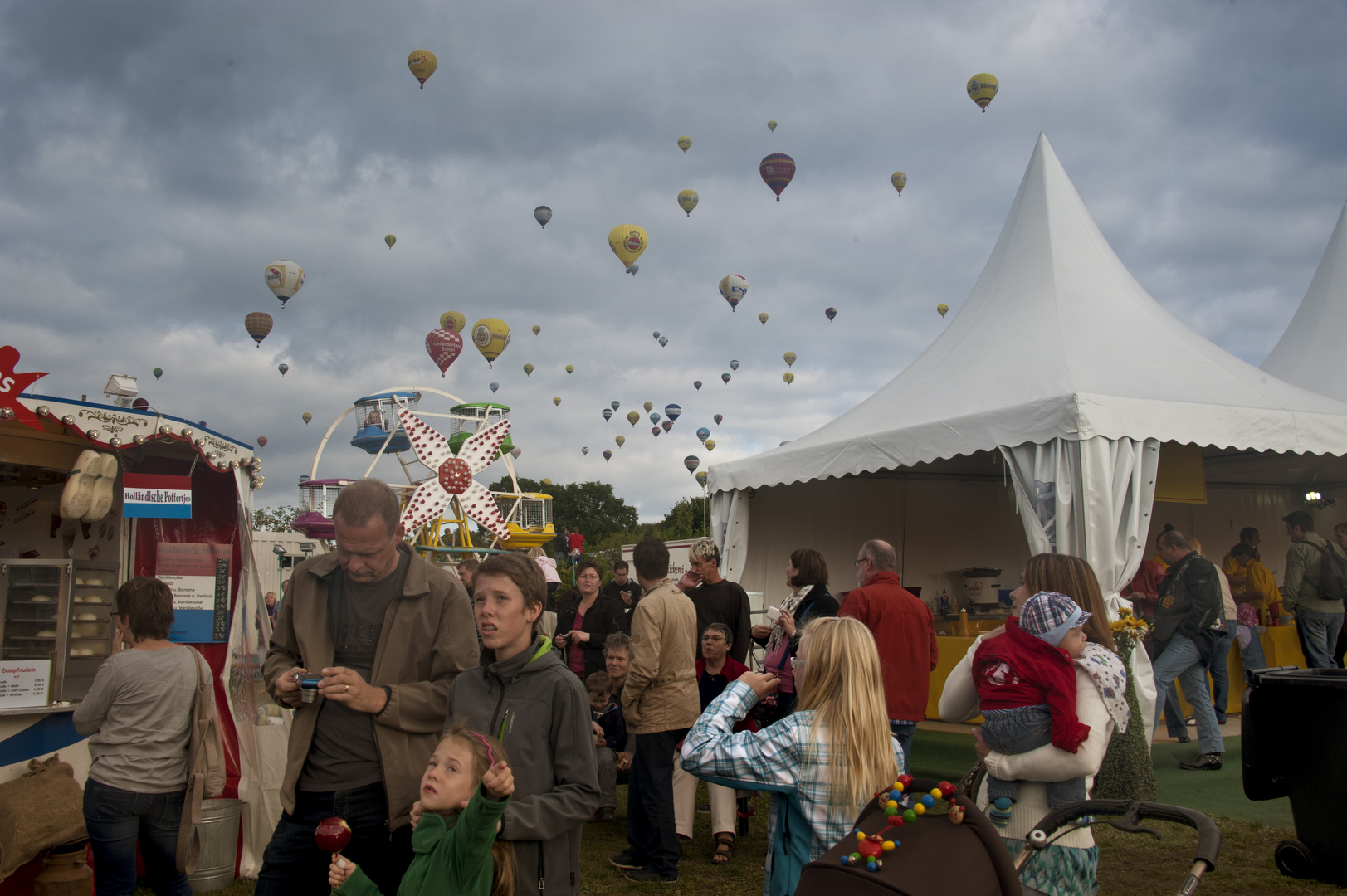 das Leben ist wieder bunter Strauss Ballons