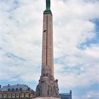 Das lettische Freiheitsdenkmal in Riga.