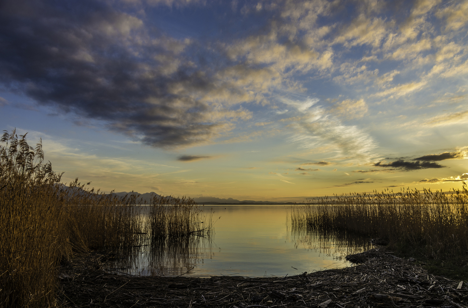 Das letze Licht am Chiemsee