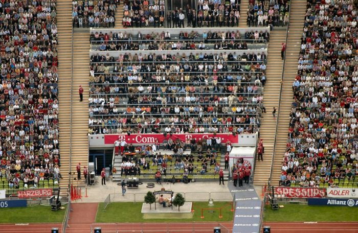 Das letzte Bayern Spiel im Olympiastadion