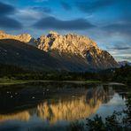 Das letzte doppelte Alpenglühen…