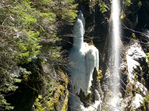 Das letzte Eis der Partnachklamm