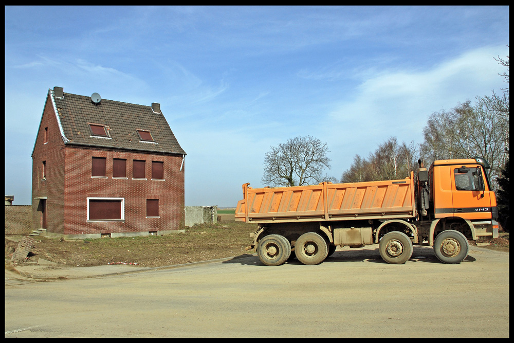 Das letzte Haus eines sterbenden Dorfes