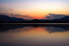 Das letzte Licht am Faakersee