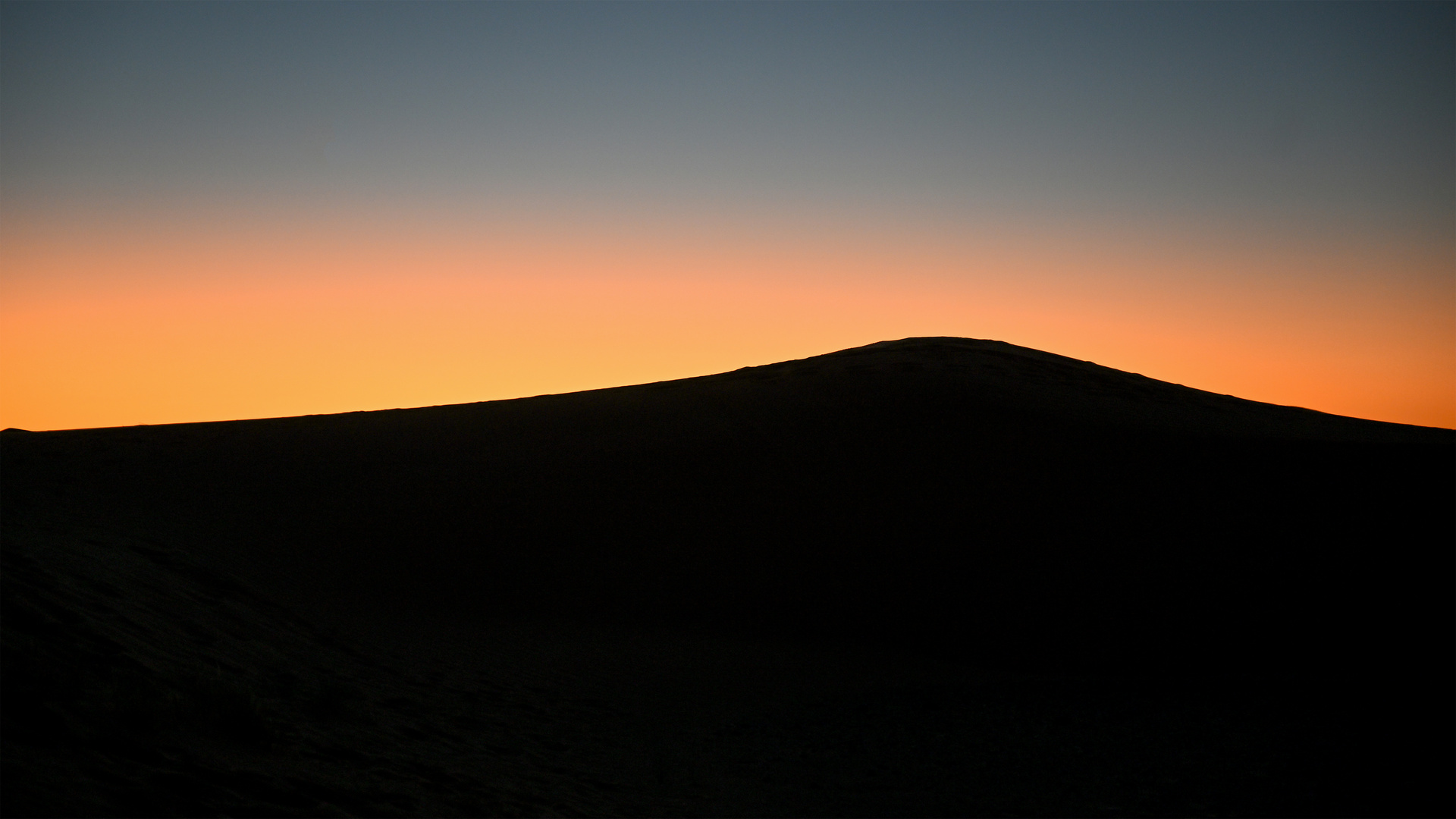 Das letzte Licht hinter der Düne