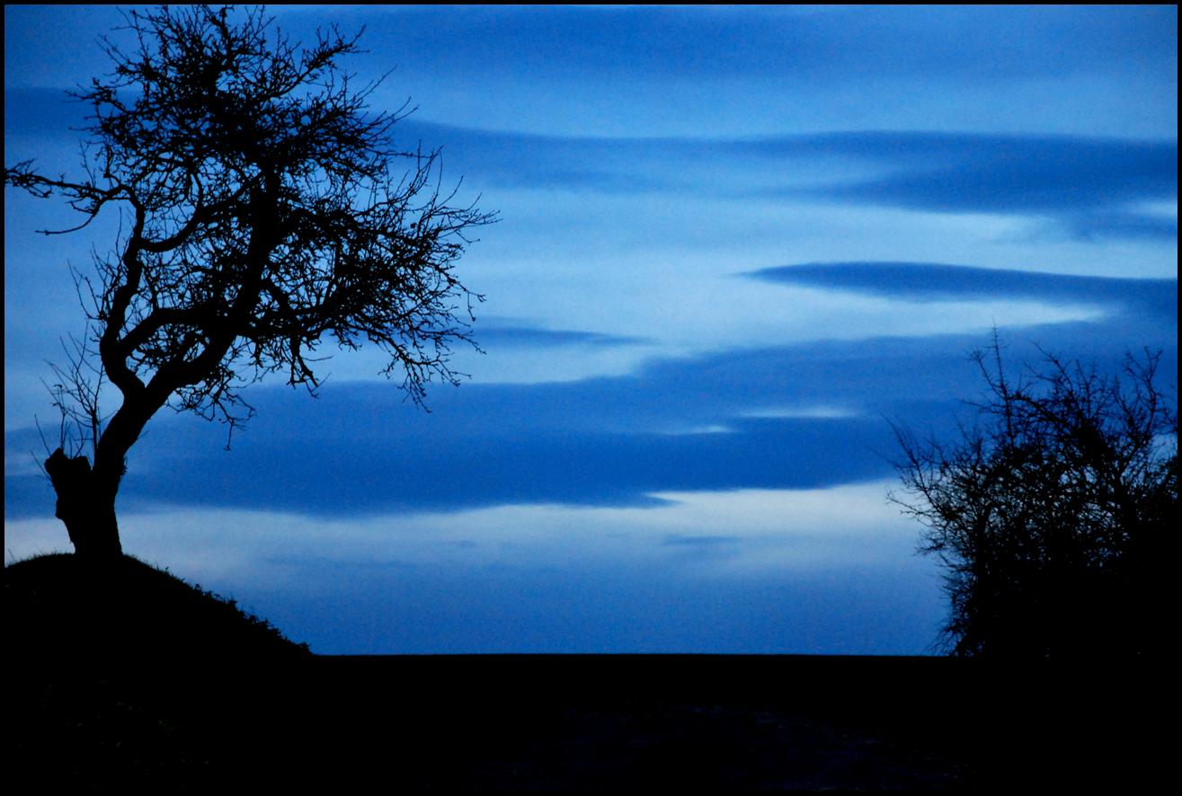 Das letzte Licht über´m Feld