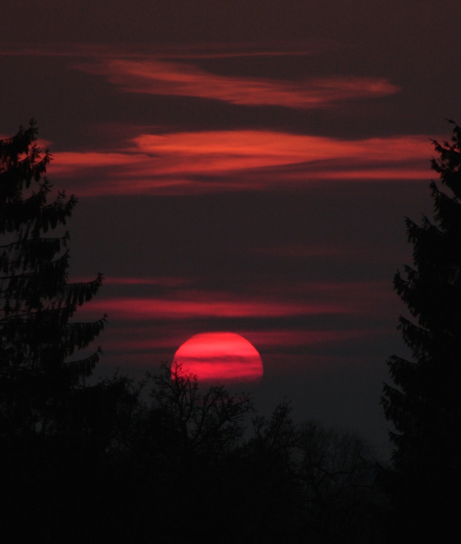 ..das letzte Rot..