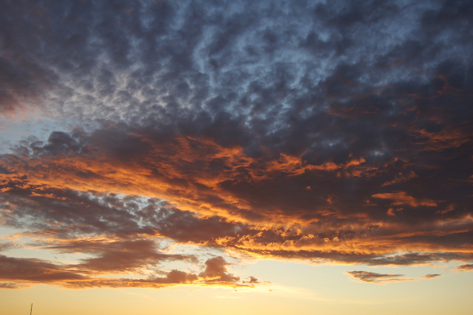 Das letzte Rot des Abends