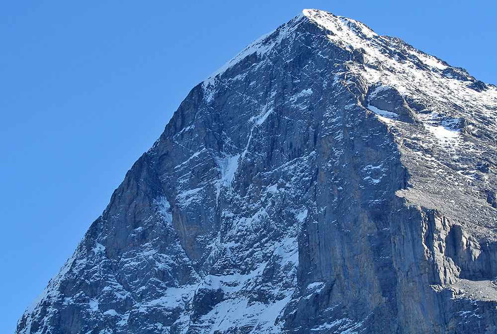 Das letzte schwere Wegstück an der Eigernordwand soll heute ...