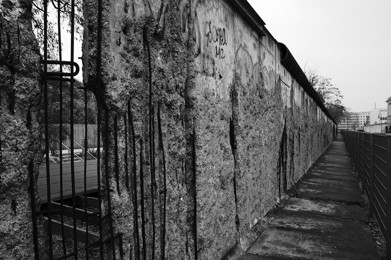 Das letzte Stück der Mauer...