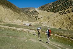 Das letzte Teehaus vor dem Pass ...