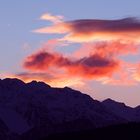 Das Letzte Wolkenglühen ...