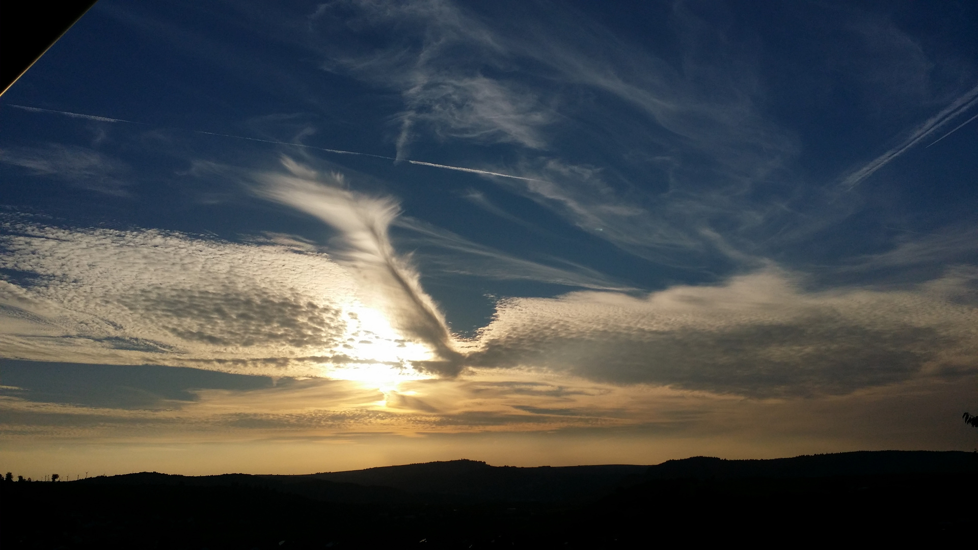 Das leuchten des Himmels