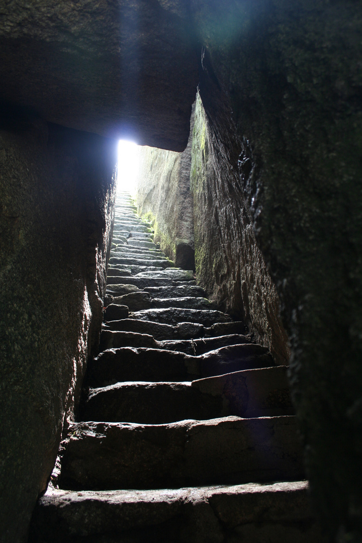 Das Licht am Ende der .... Treppe