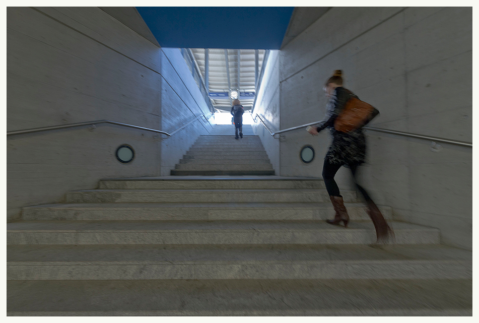 Das Licht am Ende des Tunnels.