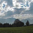 Das Licht der Berge - Drei Schwestern und Gurtisspitze vom Satteinserberg aus.