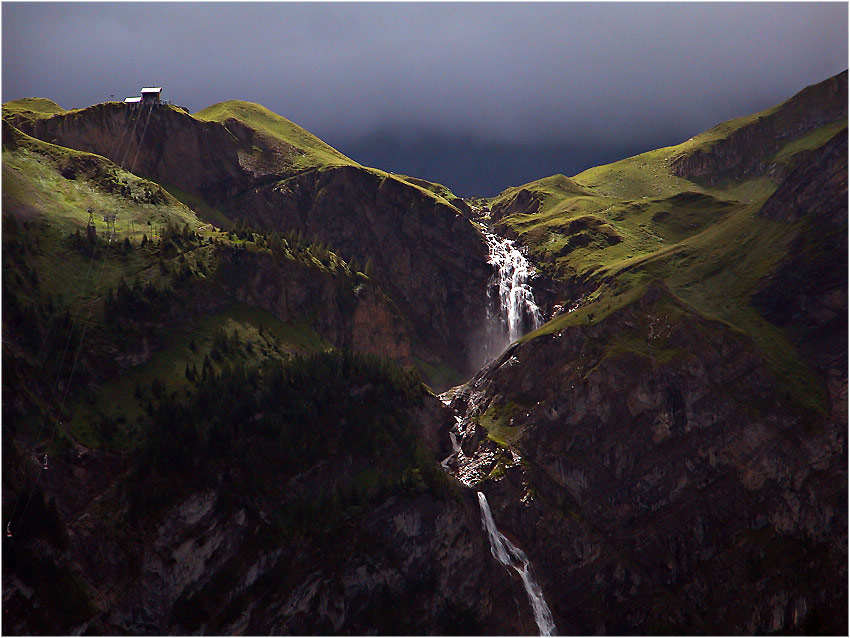 Das Licht modeliert die Landschaft...